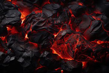 background - hot cooled volcanic lava