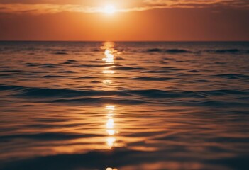 Fototapeta premium Sunset over the sea