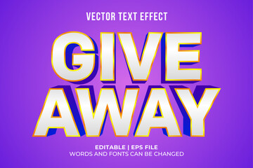 give away text effect