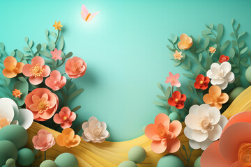 flower abstract background 