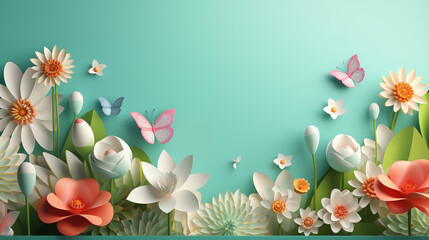 Fototapeta na wymiar flower abstract background 