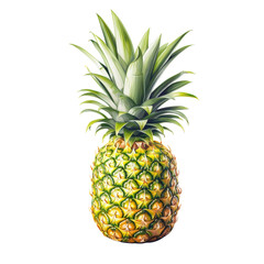 Obraz premium pineapple isolated on white