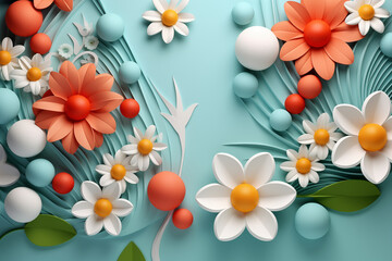 abstract flower background 