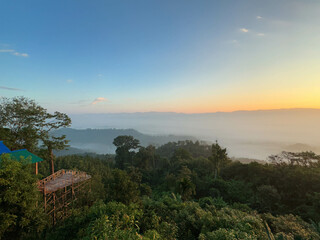 Hill view from Sajek Valley, Rangamati