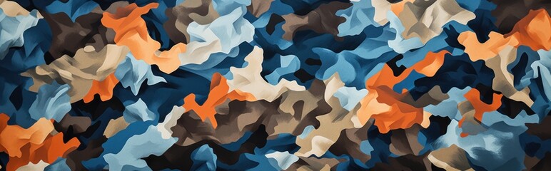 Abstract background from camouflage fabric. Military theme.
