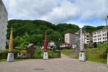 The view of countryside in Hokkaido, Japan