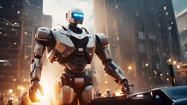 Future Robot War Concept Video