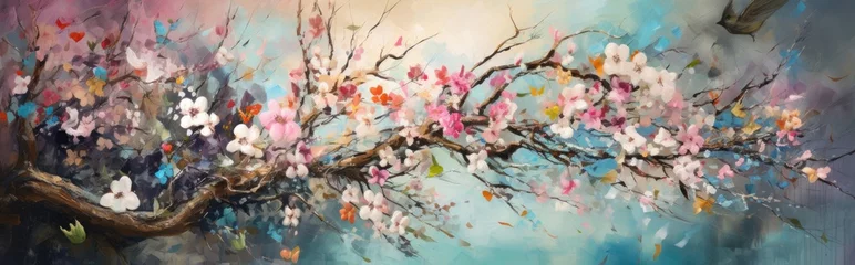 Wandaufkleber Abstract spring background. Seasons. © Restyler