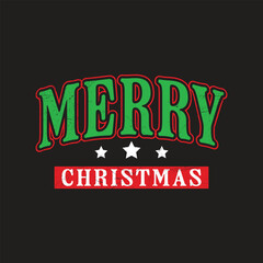 Merry Christmas. T-shirt design, Posters, Greeting Cards, Textiles, Sticker Vector Illustration, Hand drawn lettering for Xmas invitations, mugs, and gifts.