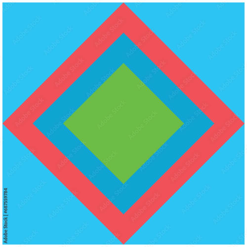 Poster abstract background with squares, rectangles, rhombus and crosses. vector illustration. design eleme