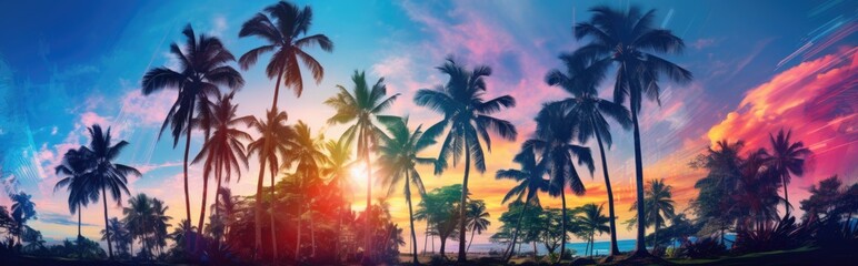 Abstract background. Vacation in the tropics. Travel and recreation.