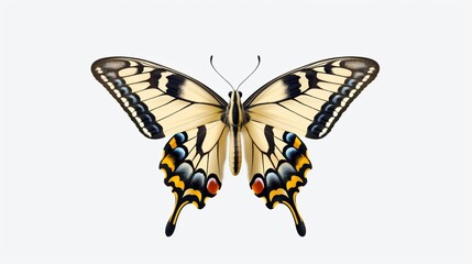 Swallowtail butterfly isolated Ai Generative