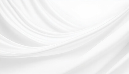 Abstract white background with gentle, flowing waves