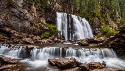 waterfall in the woods