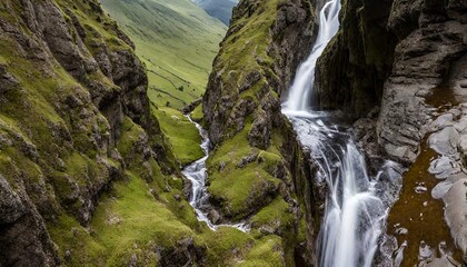 Obraz premium waterfall in the mountains