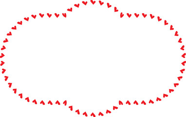 Red Heart frame Square shape vintage frames retro badges vector love frames cute decoration background borders valentine wedding celebration romantic greeting card label frames banners