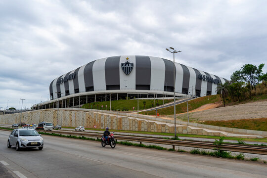 Arena MRV, football stadium, located in Belo Horizonte. The arena belongs to Clube Atl&eacute;tico Mineiro. Galo.
