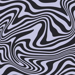 Abstract background with colorful with Waves, Swirls, and Twirl Patterns. Retro Psychedelic Vector Design. Twisted and Distorted Texture in Y2K Aesthetic. Trendy Illustration in 60s, 70s Style.