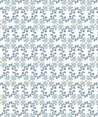 Set of pattens on a dark background with flowers, floral pattern, abstract ornament pattern vector illustration, Vintage floral seamless patten. Classic Baroque wallpaper. seamless vector background