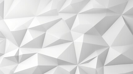 White low poly background texture.