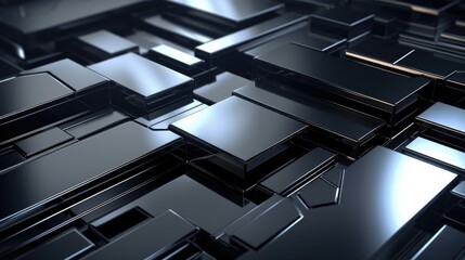 Obraz premium close-up of hight-tech futuristic metallic material view