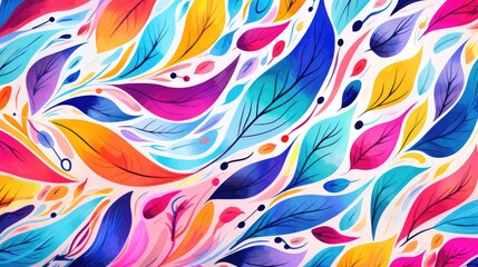 Abstract doodle pattern drawing background for children or trendy design with basic shapes.