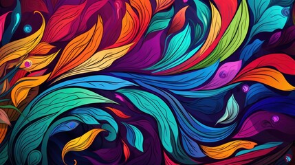 Abstract doodle pattern drawing background for children or trendy design with basic shapes.