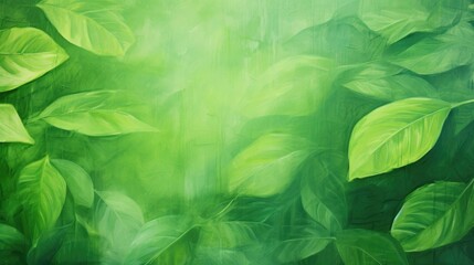 Closeup of natural green leaf in garden