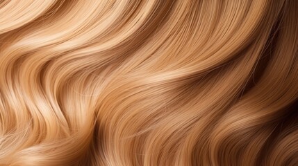 Blond hair close-up as a background. - obrazy, fototapety, plakaty