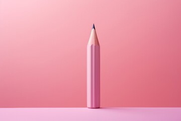 Pencil and pencils on colour background in box