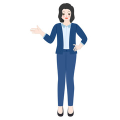 business woman illustration