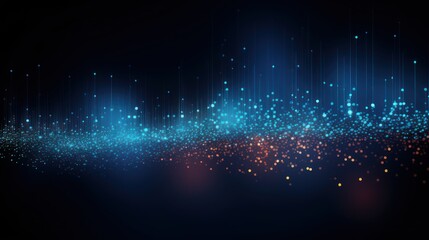 Modern IT Technology Show Evolving Particle Abstract Background