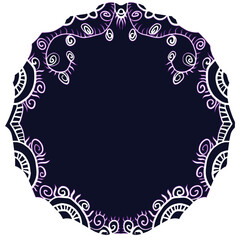 Abstract Aztec frame Tribal ethnic pattern circle in tattoo idea