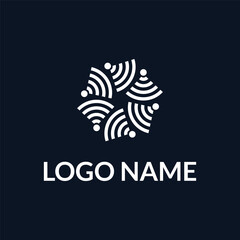 technology and it company logo design, Tech symbol, tech logo design, connection, icon, internet system, it and tech icon, computer inspiration logo design, modern abstract logo 