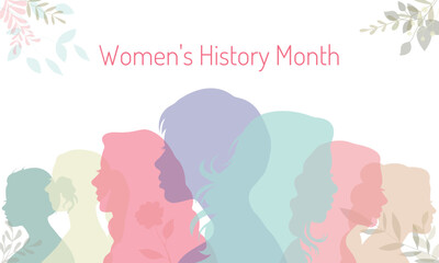 card for international women's day, women's history month