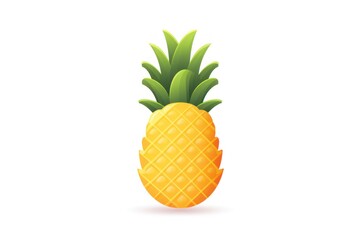 Pineapple Sorbet icon on white background
