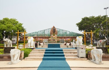 The Chama Thewi Shrine in Lamphun, dedicated to one of the city ancient queens