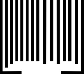 Barcode line icon, outline vector sign, linear style pictogram sign, symbol, vector, art