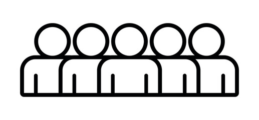 Symbol, ikona ludzi. Plik wektorowy. © robert6666
