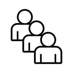 Symbol, ikona ludzi. Plik wektorowy. © robert6666