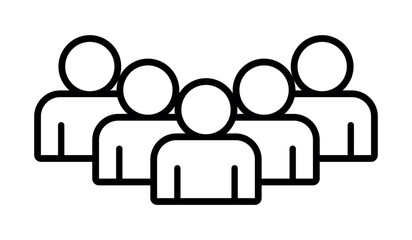 Symbol, ikona ludzi. Plik wektorowy. © robert6666