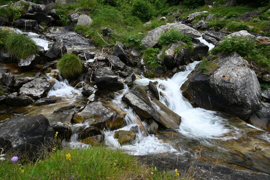 Piedmont, Val Formazza, near the Toce waterfall