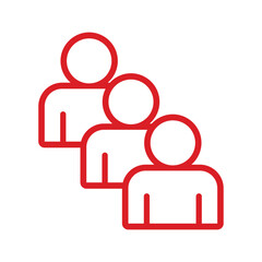 Symbol, ikona ludzi. Plik wektorowy.