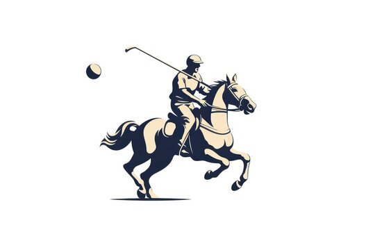 Polo icon on white background