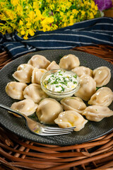 Pelmeni - russian national kitchen.