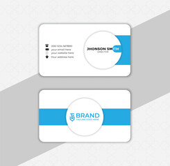 Creative modern business card template design