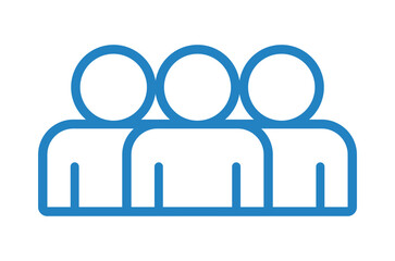 Symbol, ikona ludzi. Plik wektorowy.
