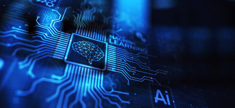Machine Deep learning algorithms, Artificial intelligence, AI, Automation and modern technology in business as concept.