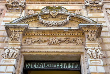 Celestine palace (province palace) lecce italy