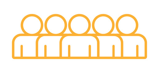 Symbol, ikona ludzi. Plik wektorowy. © robert6666